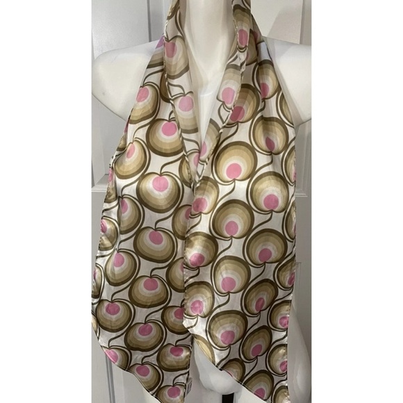 Old Navy Scarf Womens Size Small / Medium Vintage Jan-March 2005 Beige Pink - Picture 7 of 8